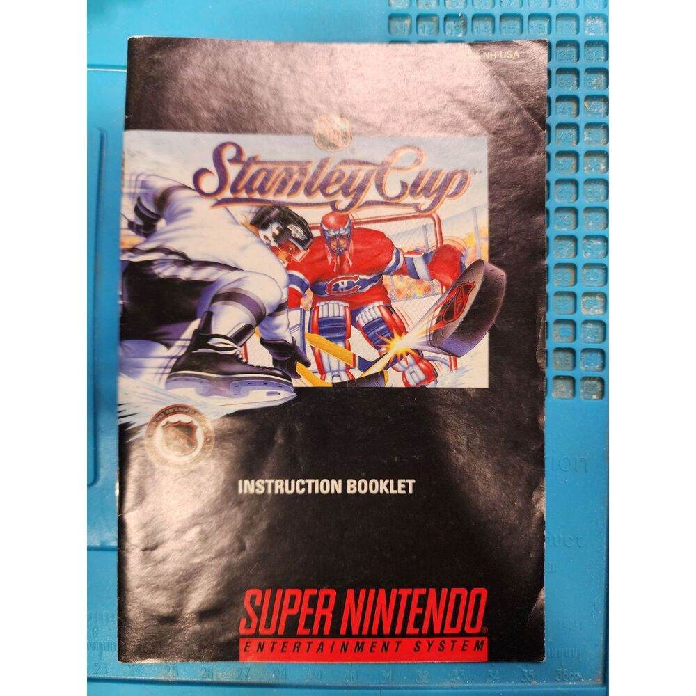 NHL Stanley Cup for Super Nintendo MANUAL ONLY!